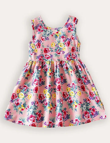 Floral Print Sleeveless Dress
